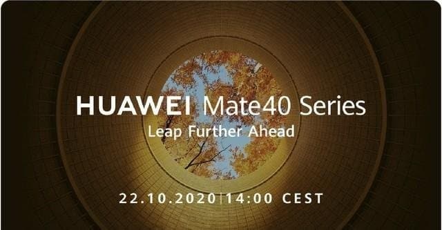 Официально: Huawei Mate 40 и Mate 40 Pro представят 22 октября
