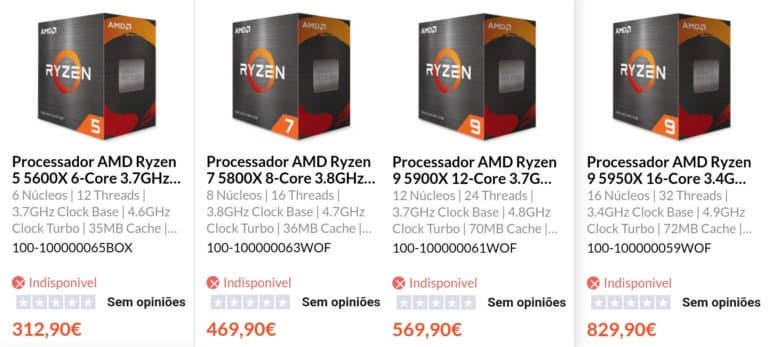 Готовьте ваши денежки. Процессоры Ryzen 5000 в Европе дороже, чем в США