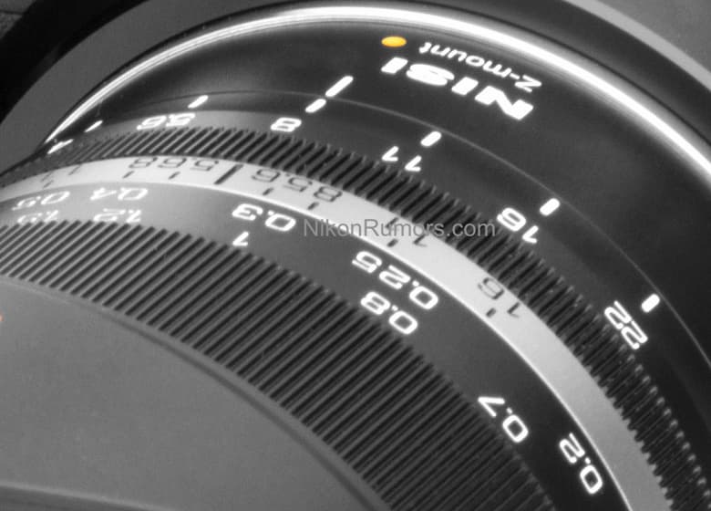 Появилось первое изображение первого объектива NiSi с креплением Nikon Z