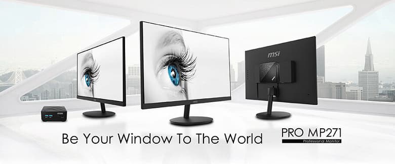 В описании мониторов серии MSI Pro MP271 производитель отмечает эргономичный дизайн и внимание к факторам, снижающим утомление В описании мониторов серии MSI Pro MP271 производитель отмечает эргономичный дизайн и внимание к факторам, снижающим утомление