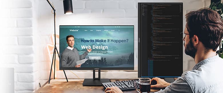 В описании мониторов серии MSI Pro MP271 производитель отмечает эргономичный дизайн и внимание к факторам, снижающим утомление