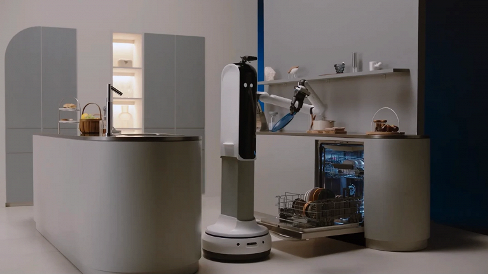 Постирать и налить вина: Samsung представила домашних роботов Bot Care и Bot Handy