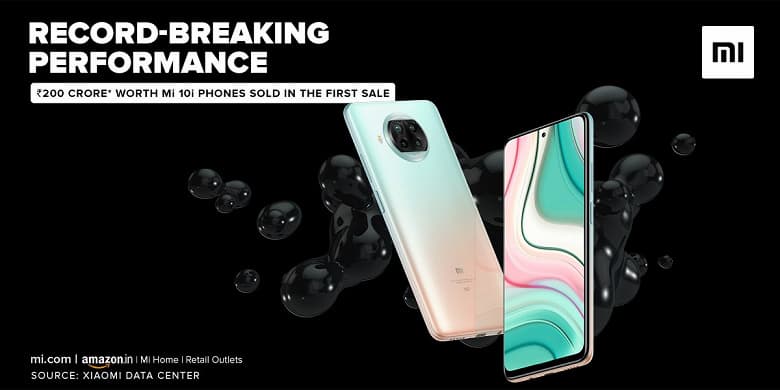 Xiaomi Mi 10i дешевле 0 оказался невероятным бестселлером