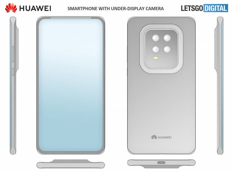 ?Скрытая фронтальная камера уже не интересно, Huawei пойдёт дальше. Системные значки переедут на рамки