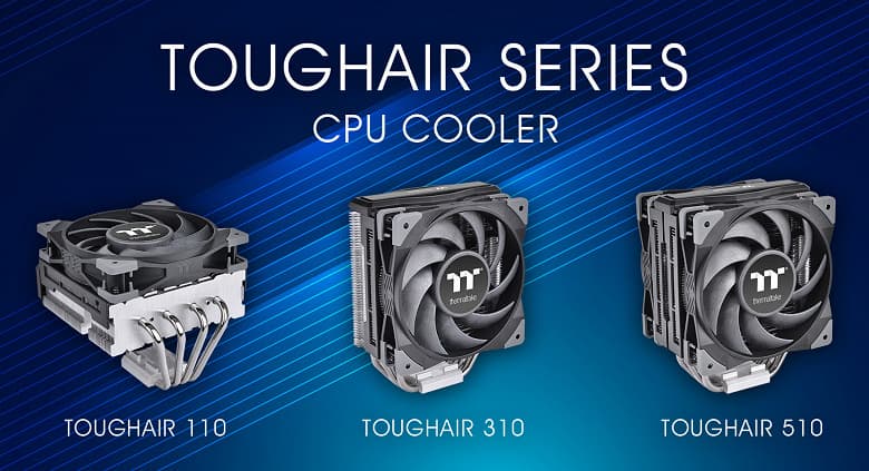 Thermaltake анонсирует выпуск процессорных систем охлаждения Toughair 110, 210 и 510 Thermaltake анонсирует выпуск процессорных систем охлаждения Toughair 110, 210 и 510