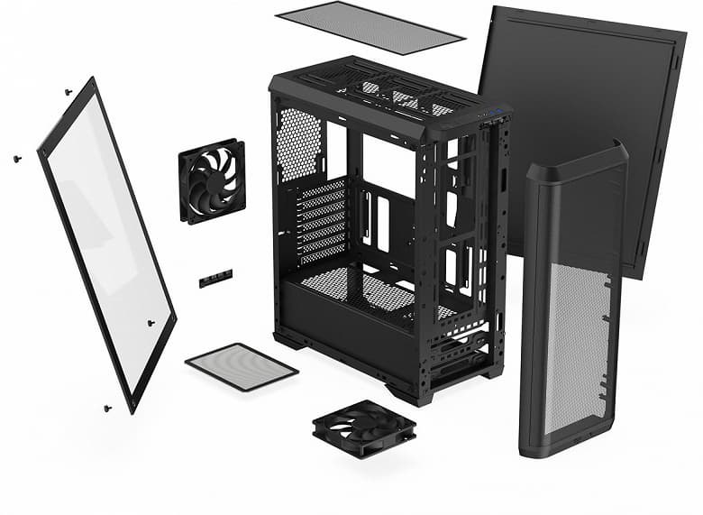 Серия компьютерных корпусов SilentiumPC Ventum VT4 включает четыре модели