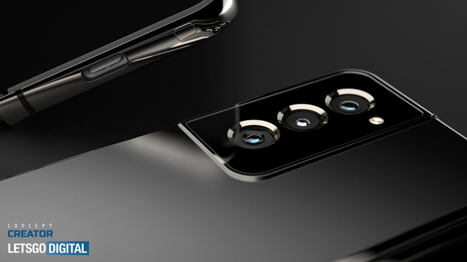 Красивая визуализация Samsung Galaxy Z Fold 3 со стилусом S Pen за несколько месяцев до анонса