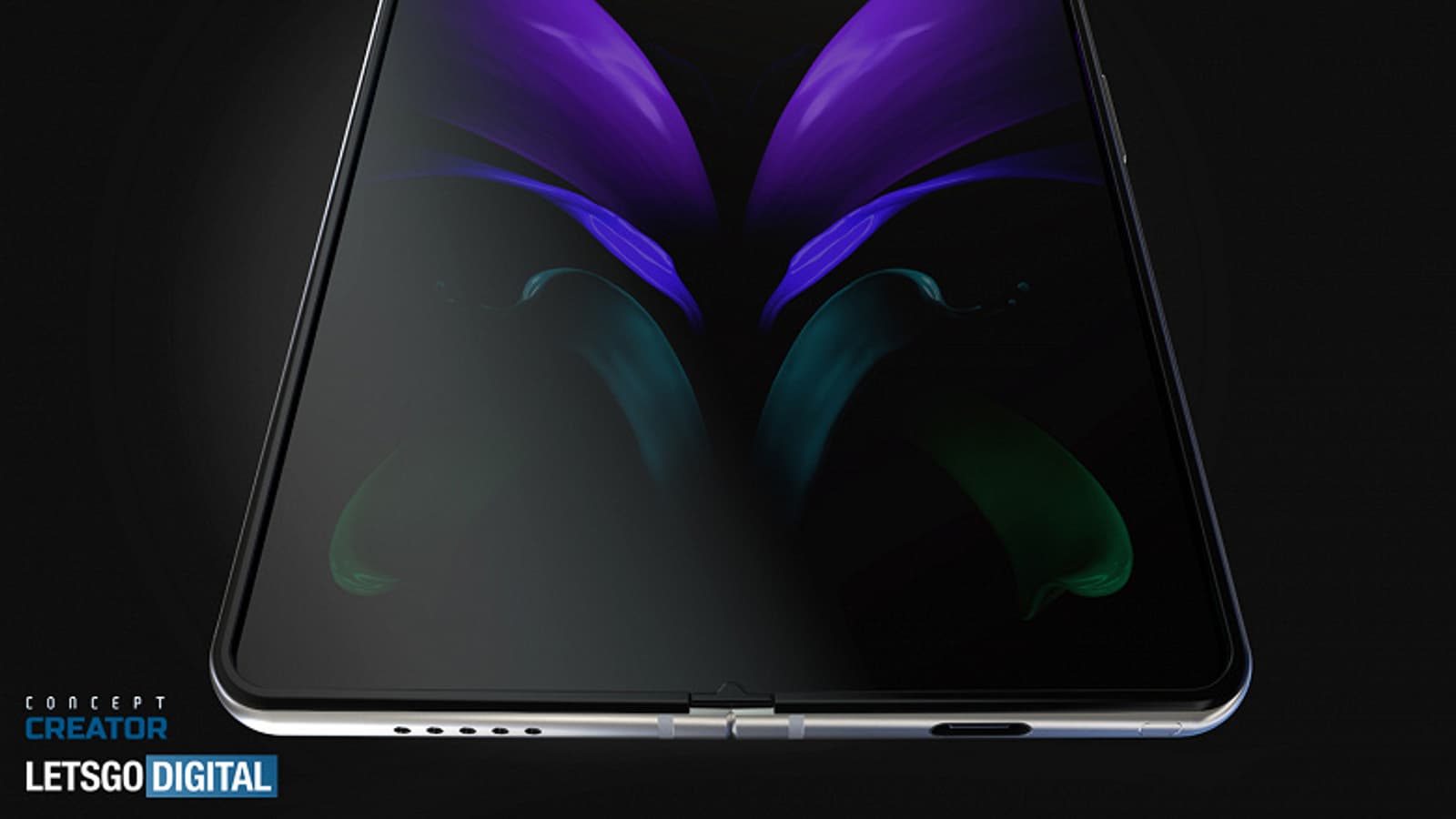Красивая визуализация Samsung Galaxy Z Fold 3 со стилусом S Pen за несколько месяцев до анонса