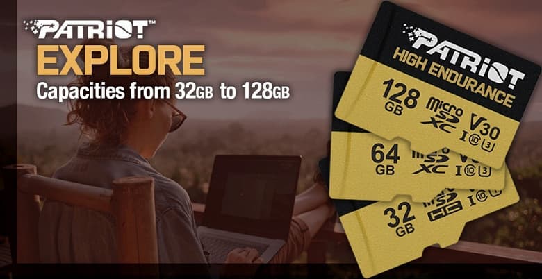 Линейка карт памяти Patriot Memory High Endurance SDXC включает три модели