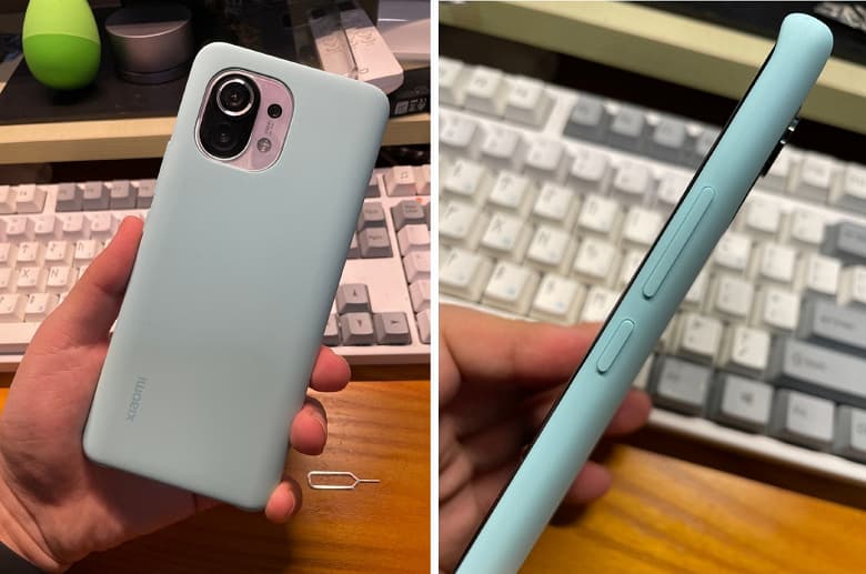 Родной чехол для Xiaomi Mi 11 не рекомендуют для покупки. Он совсем не защищает камеру