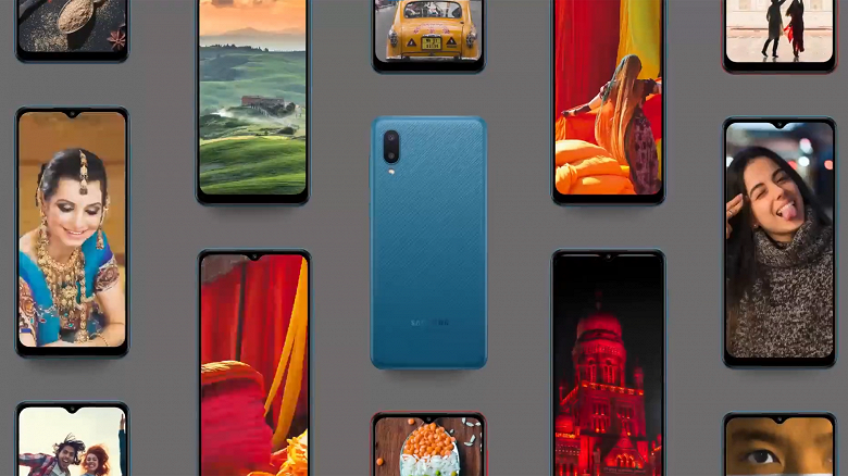 Представлен долгоиграющий Samsung Galaxy M02 дешевле 100 долларов с полноценной Android 10