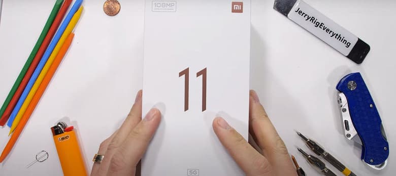 Xiaomi Mi 11 оказался очень прочным смартфоном Xiaomi Mi 11 оказался очень прочным смартфоном