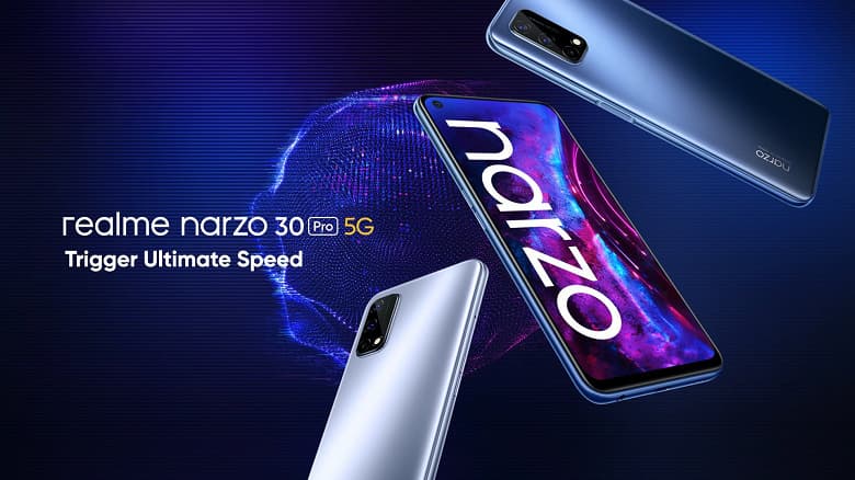 Представлен Realme Narzo 30 Pro — самый мощный игровой 5G-смартфон среднего класса Представлен Realme Narzo 30 Pro — самый мощный игровой 5G-смартфон среднего класса