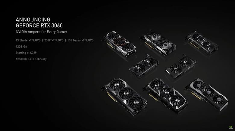GeForce RTX 3060 может лишиться трети своей памяти в одной из версий. Palit готовит адаптер с 8 ГБ?