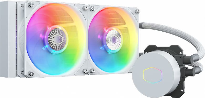 Белые СЖО Cooler Master Masterliquid ML360L V2 ARGB White Edition и Masterliquid ML240L V2 ARGB White Edition украшены адресуемой подсветкой