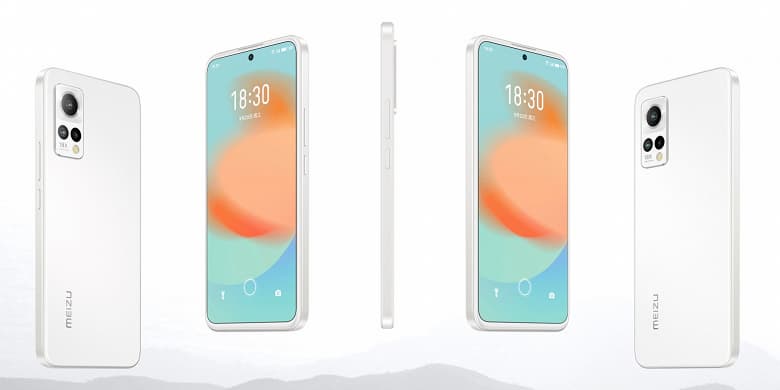 Единственный полностью белый телефон в 2021 году. Meizu 18X Zen поступает в продажу в Китае Единственный полностью белый телефон в 2021 году. Meizu 18X Zen поступает в продажу в Китае