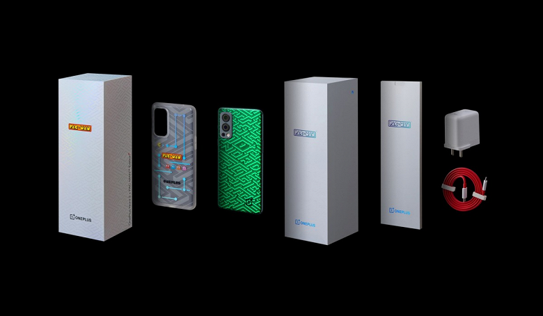 Светящийся корпус, игровой интерфейс и богатый комплект поставки. Представлен OnePlus Nord 2 Pac-Man Edition