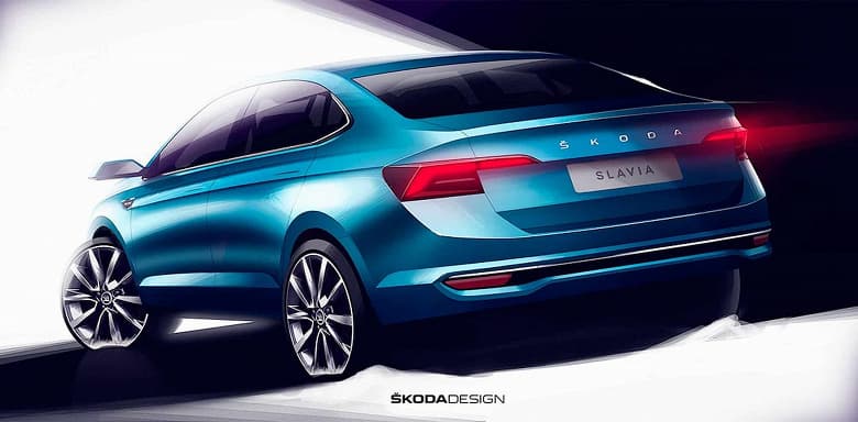 Skoda показала бюджетный седан Slavia. Опубликованы официальные изображения