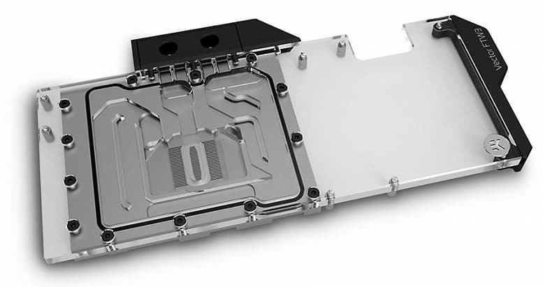 Водоблок EK-Quantum Vector FTW3 RTX 3070 Ti D-RGB предназначен для видеокарт EVGA GeForce RTX 3070 FTW3 Ultra Gaming и EVGA GeForce RTX 3070 Ti FTW3 Ultra Gaming