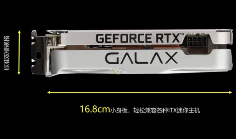 Видеокарта в виде «бутерброда». Galax представила необычную и компактную GeForce RTX 3060 Metaltop Mini