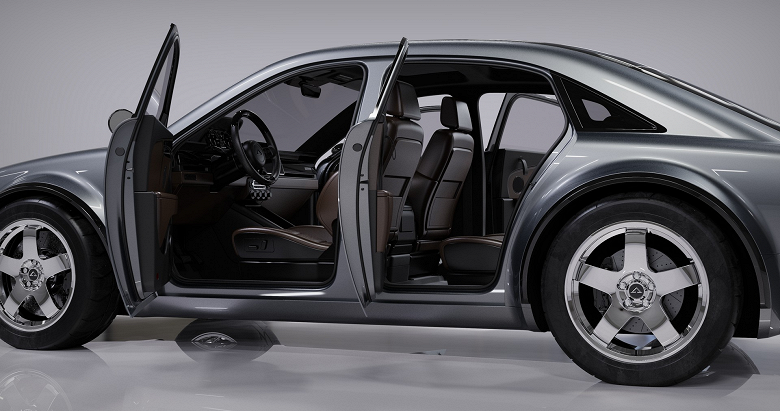 Запас хода 483 км и разгон до «сотни» за 6 секунд. Классический седан в электрическом исполнении: представлен Alpha Saga