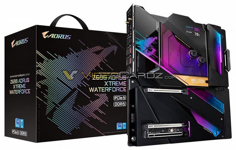 Системная плата Aorus Z690 Xtreme WaterForce стоит 2200 долларов