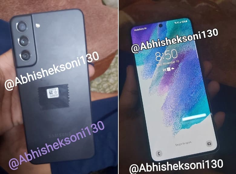 Работающий Samsung Galaxy S21 FE впервые показали в руках пользователя Работающий Samsung Galaxy S21 FE впервые показали в руках пользователя