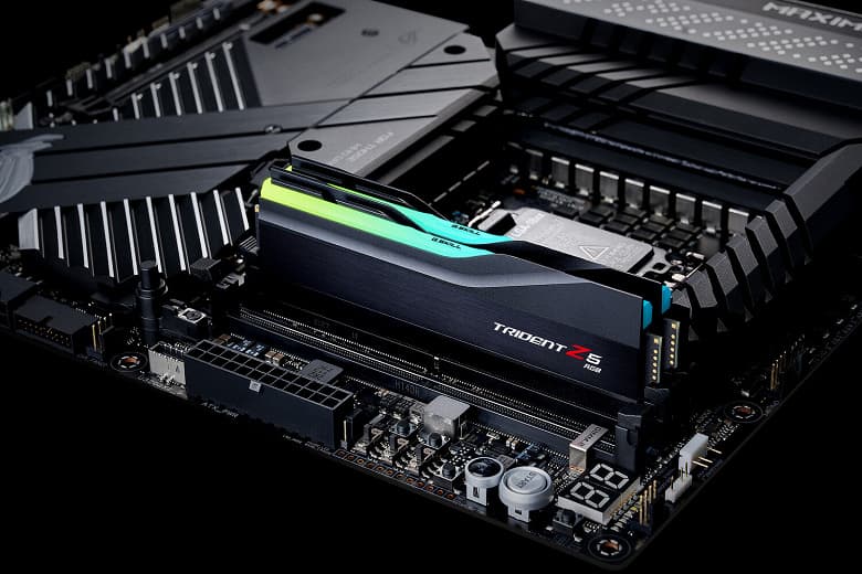 Память G.Skill Trident Z5 DDR5 удалось разогнать до эффективной частоты 8704 МГц