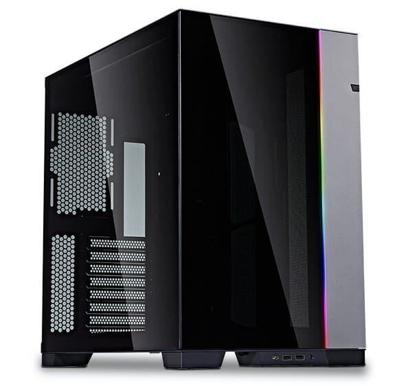 В корпусе Lian Li PC-O11 Dynamic Evo лоток для системной платы может располагаться слева или справа