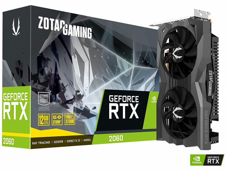 Компания Zotac представила видеокарту GeForce RTX 2060 с 12 ГБ памяти Компания Zotac представила видеокарту GeForce RTX 2060 с 12 ГБ памяти