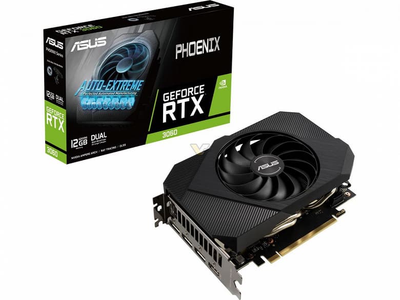 Небольшая, но «толстенькая» Asus GeForce RTX 3060. Модель Phoenix получила лишь один вентилятор Небольшая, но «толстенькая» Asus GeForce RTX 3060. Модель Phoenix получила лишь один вентилятор