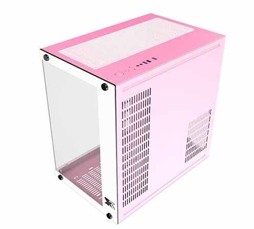 Корпус Xigmatek Aquarius Plus Queen окрашен в розовый цвет