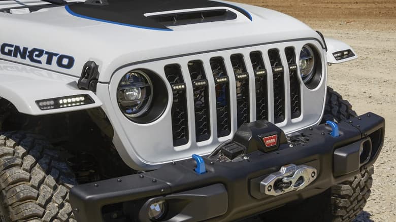 Jeep Wrangler Magneto — электрический внедорожник с механической коробкой передач и раздаткой