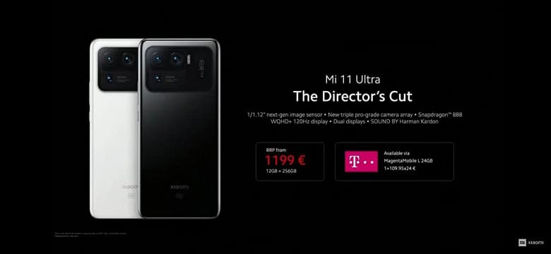 Лучший камерофон Xiaomi отправляется в Европу. Представлена «режиссерская версия» Xiaomi Mi 11 Ultra Лучший камерофон Xiaomi отправляется в Европу. Представлена «режиссерская версия» Xiaomi Mi 11 Ultra