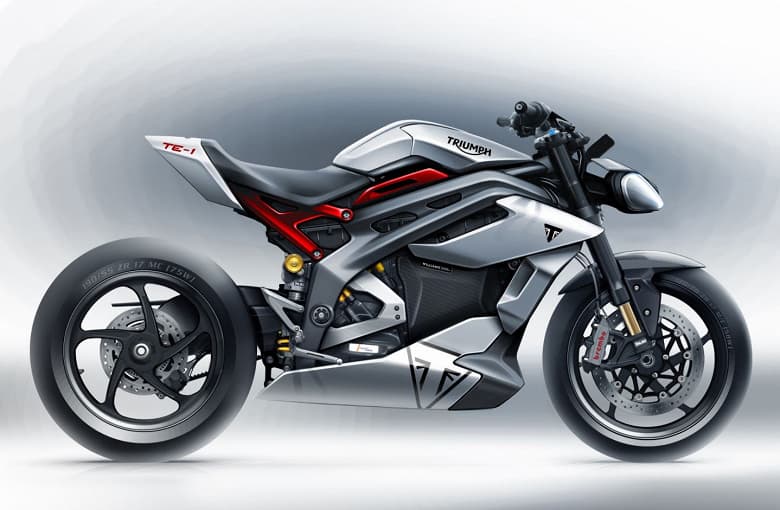 Компания Triumph представила концепт электроцикла TE-1