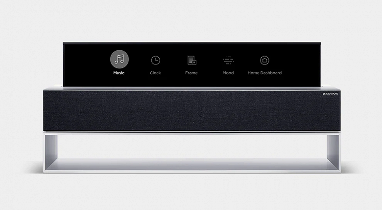 Уникальный сворачивающийся телевизор LG Signature OLED TV R готов к старту в России