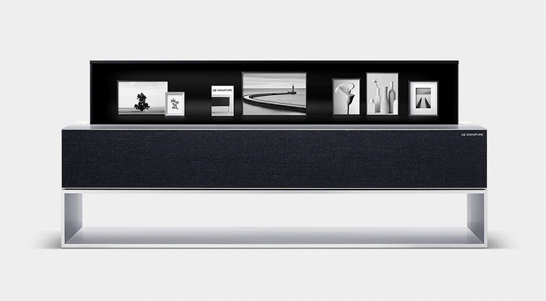 Уникальный сворачивающийся телевизор LG Signature OLED TV R готов к старту в России