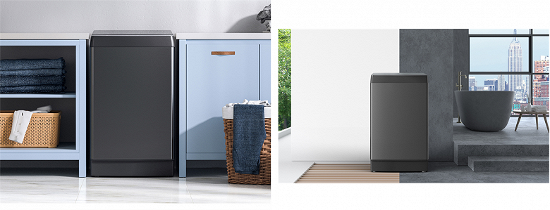 Представлена умная стиральная машина Xiaomi на 10 кг с NFC и вертикальной загрузкой