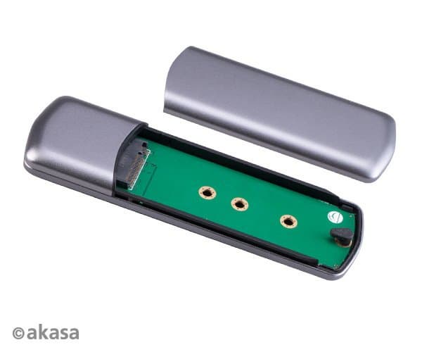 Корпус Akasa AK-ENU3M2-05 позволяет превратить SSD типоразмера M.2 во внешний накопитель