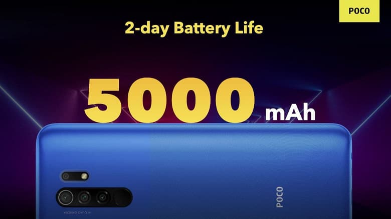 5000 мА·ч, экран Full HD, квадрокамера и защита от брызг воды за 10 000 рублей. Представлен Poco M2 Reloaded