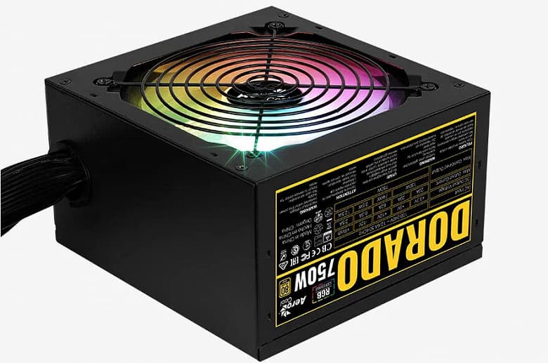 Блоки питания AeroCool Dorado имеют сертификаты 80 Plus Gold