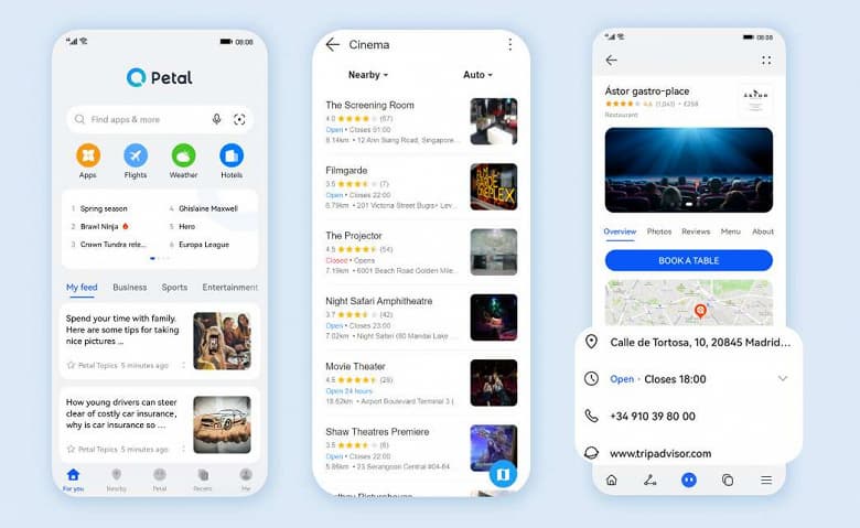 В «альтернативе Google» для смартфонов Huawei появился сервис для путешествий