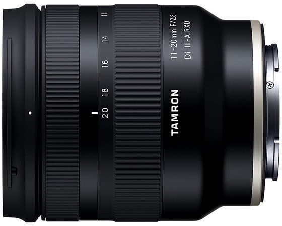 Объектив Tamron 11-20mm F/2.8 Di III-A RXD (Model B060) предназначен для беззеркальных камер формата APS-C с креплением Sony E