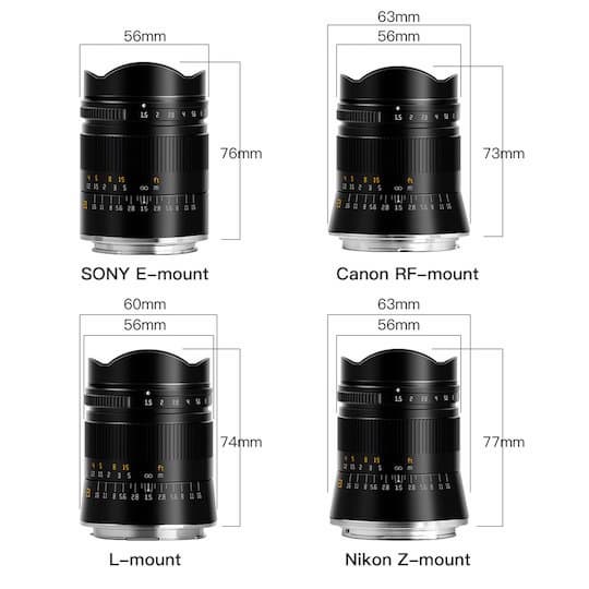 Представлен объектив TTArtisan 21mm f/1.5