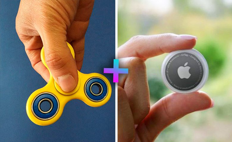 Apple AirTag превращается в спиннер для iPhone 12