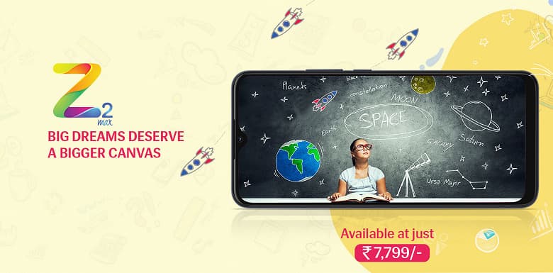 100-долларовый смартфон-гигант с семидюймовым экраном и временем зарядки почти четыре часа. Представлен Lava Z2 Max