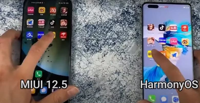 HarmonyOS 2.0 сравнили по скорости работы с MIUI 12.5