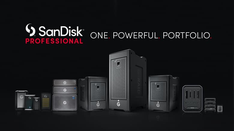 Компания Western Digital представила бренд SanDisk Professional