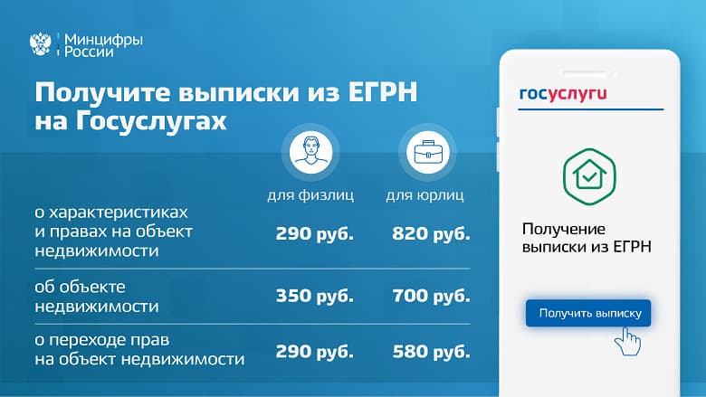 На Госуслугах стали доступны выписки из госреестра недвижимости