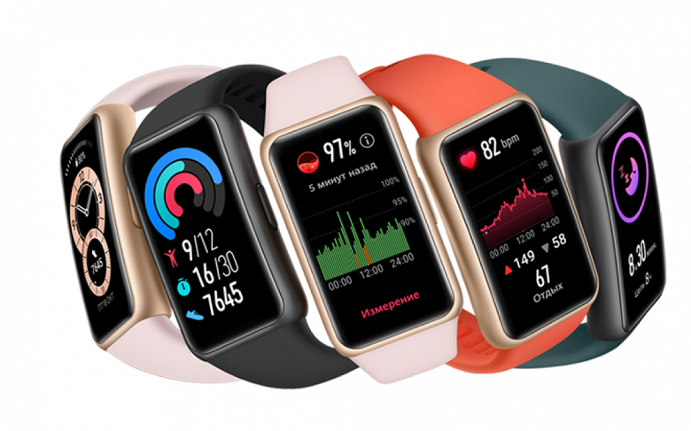 Стартовали продажи умного браслета Huawei Band 6 с огромным экраном в России